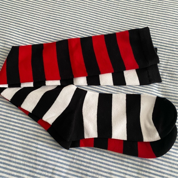 Dolls Kill Underworld Fun Thigh High Socks - Picture 2 of 3